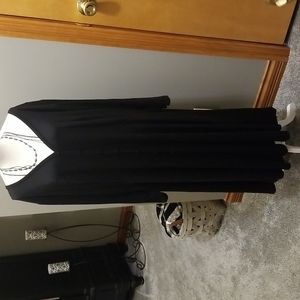 Torrid black midi dress